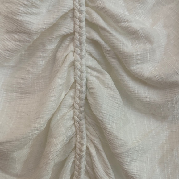 Max Studio Cream Ruched Blouse - Picture 5 of 11